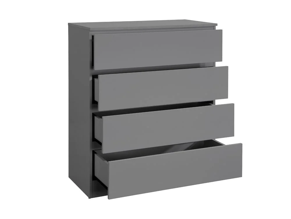 Birlea Birlea Oslo Grey 4 Drawer Chest of Drawers