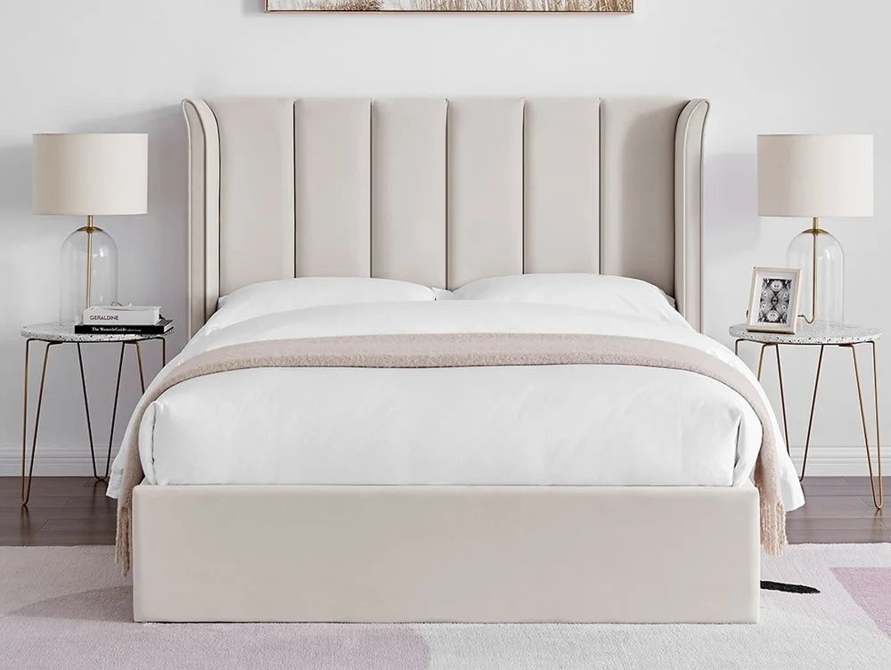Limelight Limelight Sirius Natural Fabric Ottoman Bed Frame