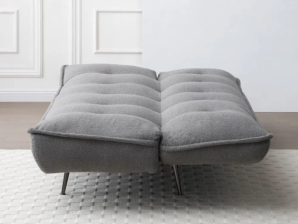 Limelight Limelight Arlo Grey Boucle Fabric Sofa Bed