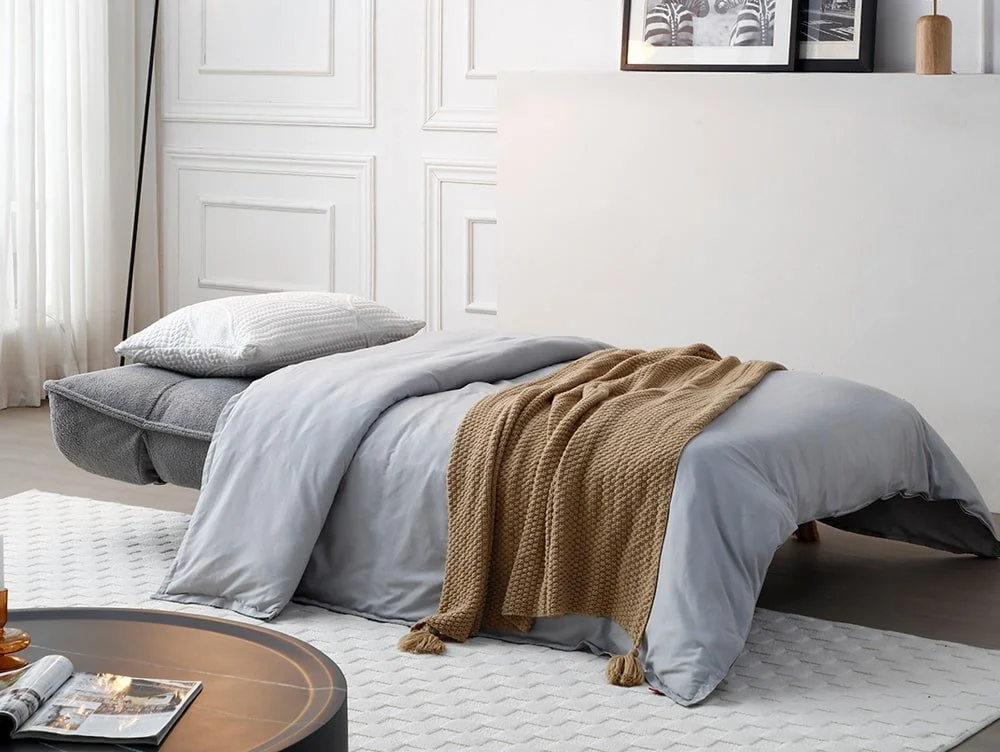 Limelight Limelight Arlo Grey Boucle Fabric Sofa Bed