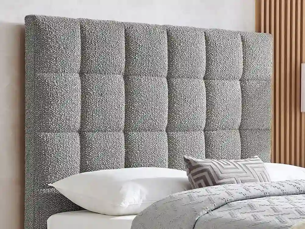 Limelight Limelight Estelle Square Dove Grey Boucle Bed Frame