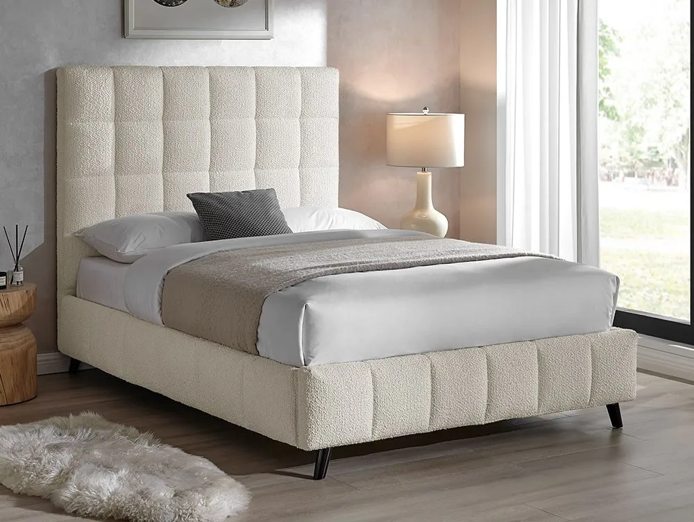 Limelight Limelight Estelle Square Ivory Boucle Bed Frame