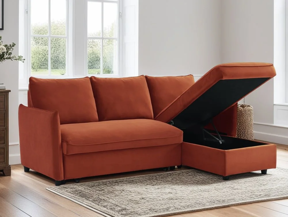 Kyoto Kyoto Blaire Fabric Corner Sofa Bed
