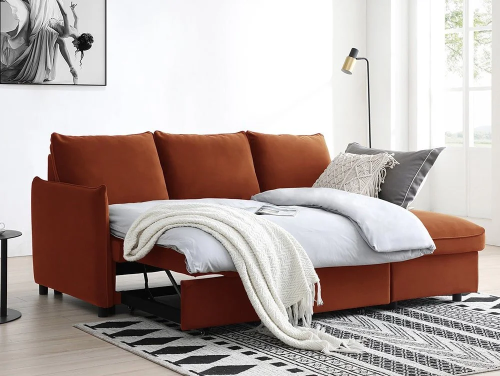 Kyoto Kyoto Blaire Fabric Corner Sofa Bed