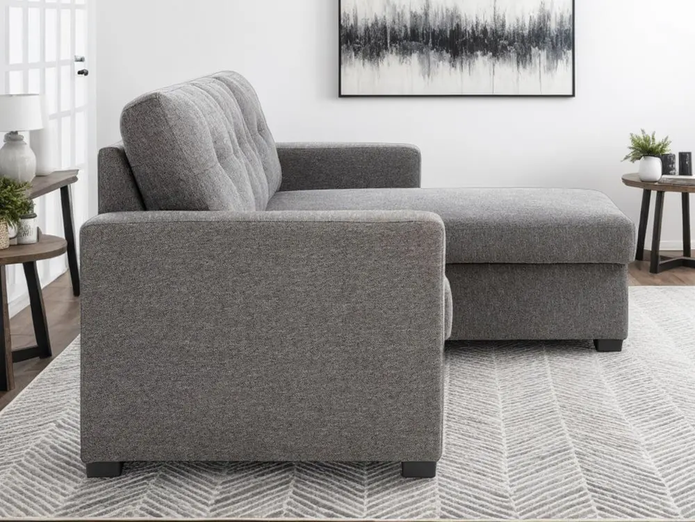 Kyoto Kyoto Hampton Textured Weave Corner Sofa Bed
