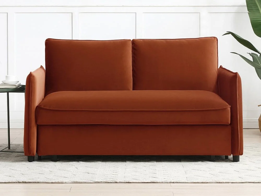 Kyoto Kyoto Blaire Velvet Fabric Sofa Bed
