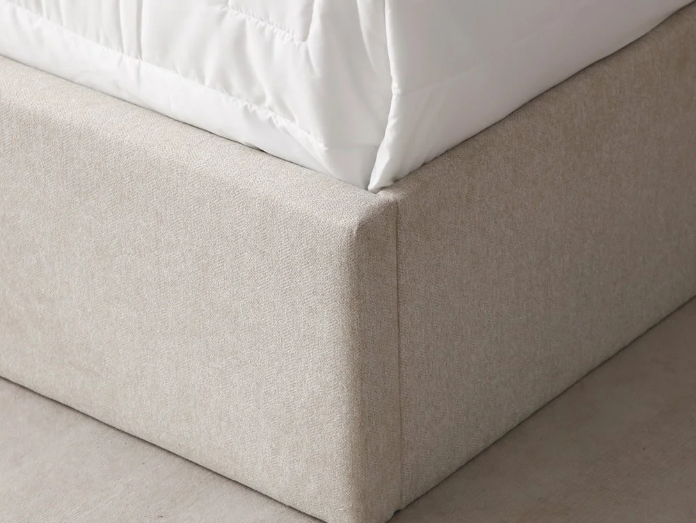 Kyoto Kyoto Denver Natural Fabric Ottoman Bed Frame
