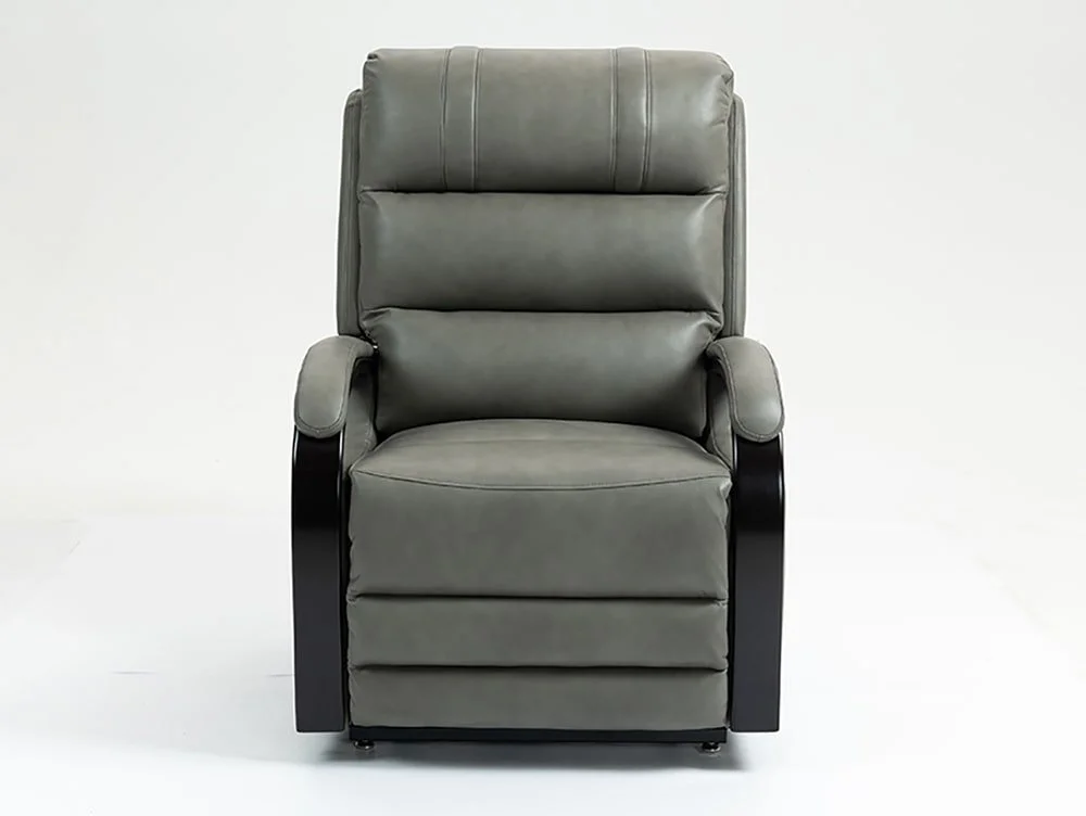 ASC ASC Regal Dual Motor Grey Faux Leather Riser Recliner Chair