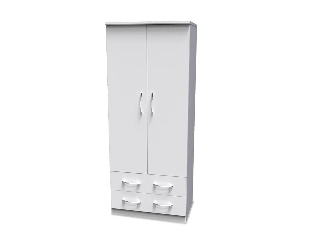 Welcome Welcome Avon 2 Door 2 Drawer Double Wardrobe (Assembled)