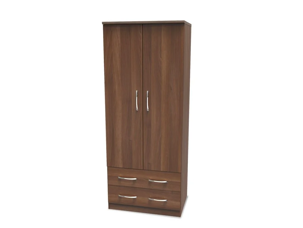 Welcome Welcome Avon 2 Door 2 Drawer Double Wardrobe (Assembled)