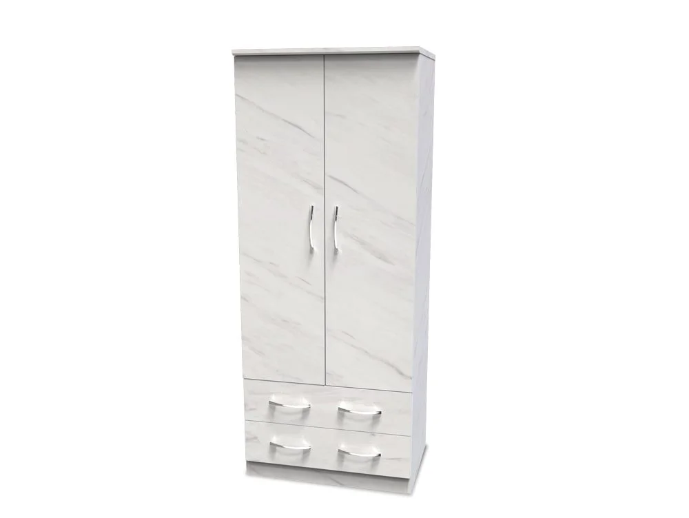 Welcome Welcome Avon 2 Door 2 Drawer Double Wardrobe (Assembled)