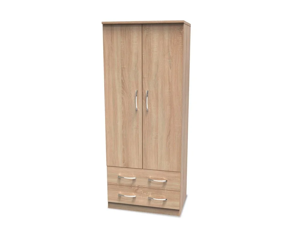 Welcome Welcome Avon 2 Door 2 Drawer Double Wardrobe (Assembled)