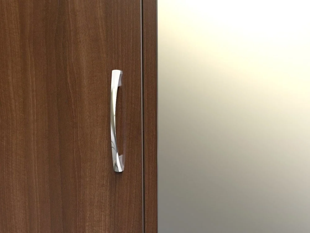 Welcome Welcome Avon 2 Door 2 Drawer Mirrored Double Wardrobe (Assembled)