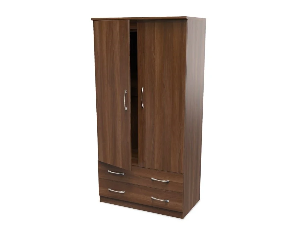 Welcome Welcome Avon 2 Door 2 Drawer Double Wardrobe (Assembled)