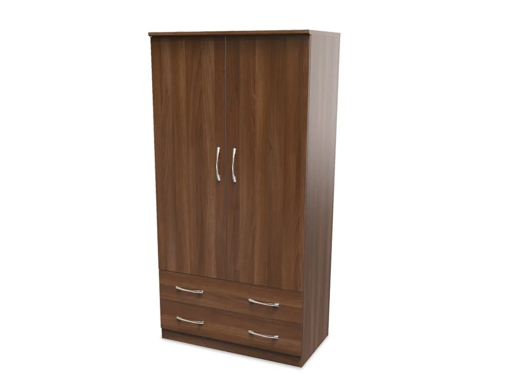 Welcome Welcome Avon 2 Door 2 Drawer Double Wardrobe (Assembled)