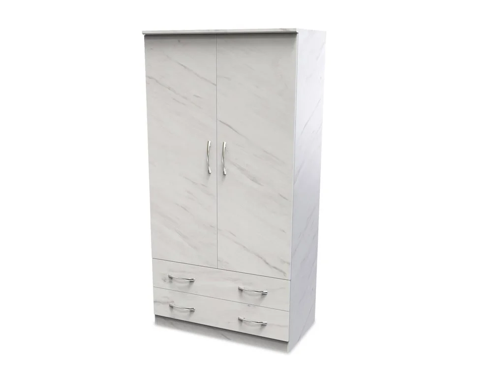 Welcome Welcome Avon 2 Door 2 Drawer Double Wardrobe (Assembled)