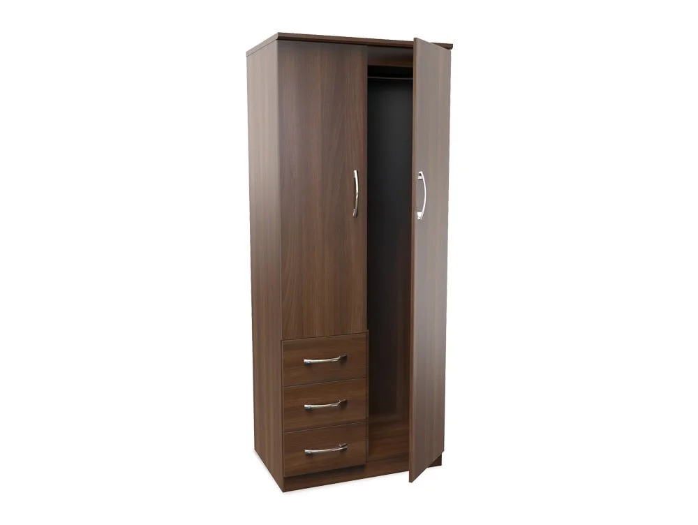 Welcome Welcome Avon 2 Door 3 Drawer Double Wardrobe (Assembled)