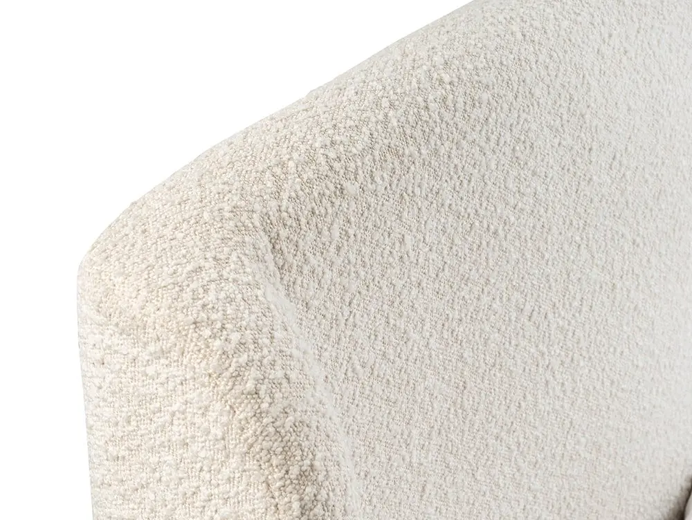 Julian Bowen Julian Bowen Eden Ivory Boucle Bed Frame