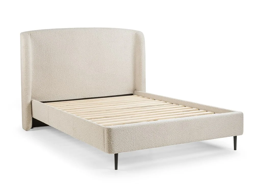 Julian Bowen Julian Bowen Eden Ivory Boucle Bed Frame