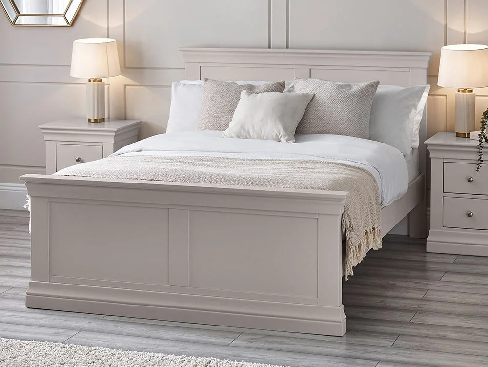 Julian Bowen Julian Bowen Clermont Grey Wooden Bed Frame
