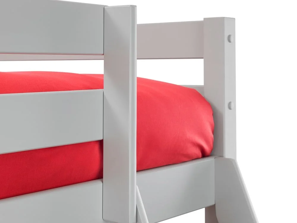 Julian Bowen Julian Bowen Merlin Dove Grey Wooden Triple Bunk Bed Frame