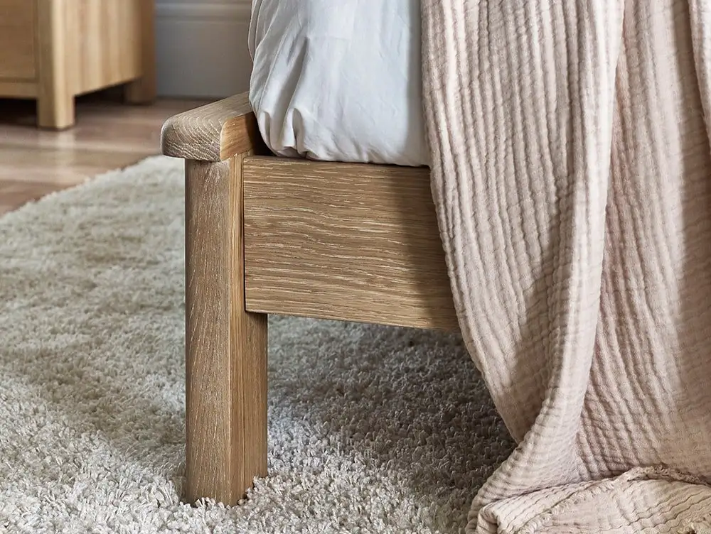 Julian Bowen Julian Bowen Memphis Limed Oak Wooden Bed Frame