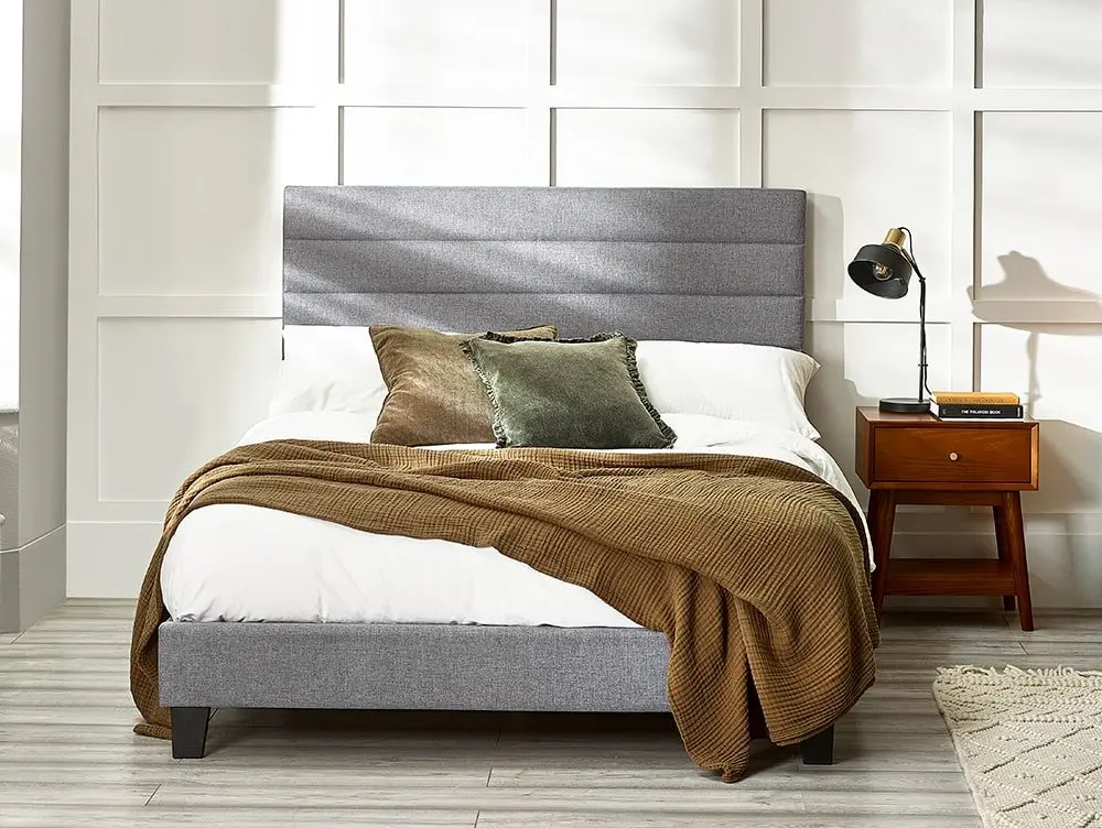 Julian Bowen Julian Bowen Merida Grey Fabric Bed Frame