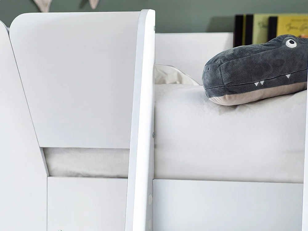 Julian Bowen Julian Bowen Parsec White Wooden Bunk Bed Frame