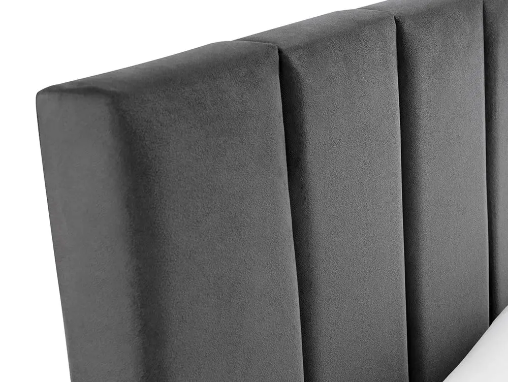 Julian Bowen Julian Bowen Rosa Grey Velvet Bed Frame