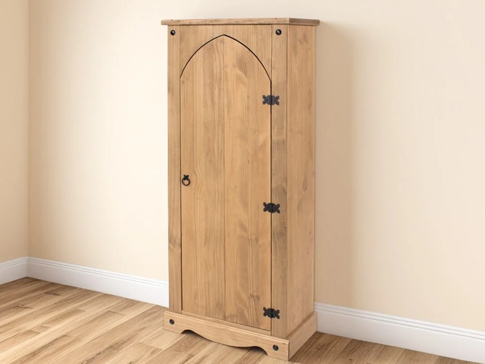Core Core Corona Waxed Pine Vestry Wooden Cupboard
