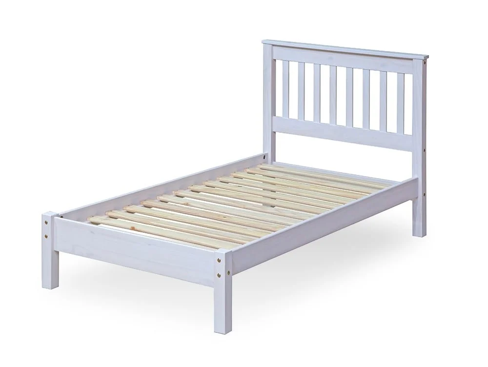 Core Core Corona White Wooden Bed Frame