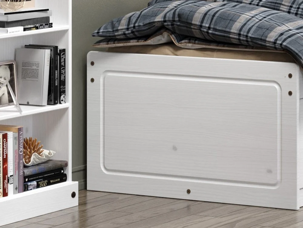 Core Core Corona White Wooden Cabin Bed Frame