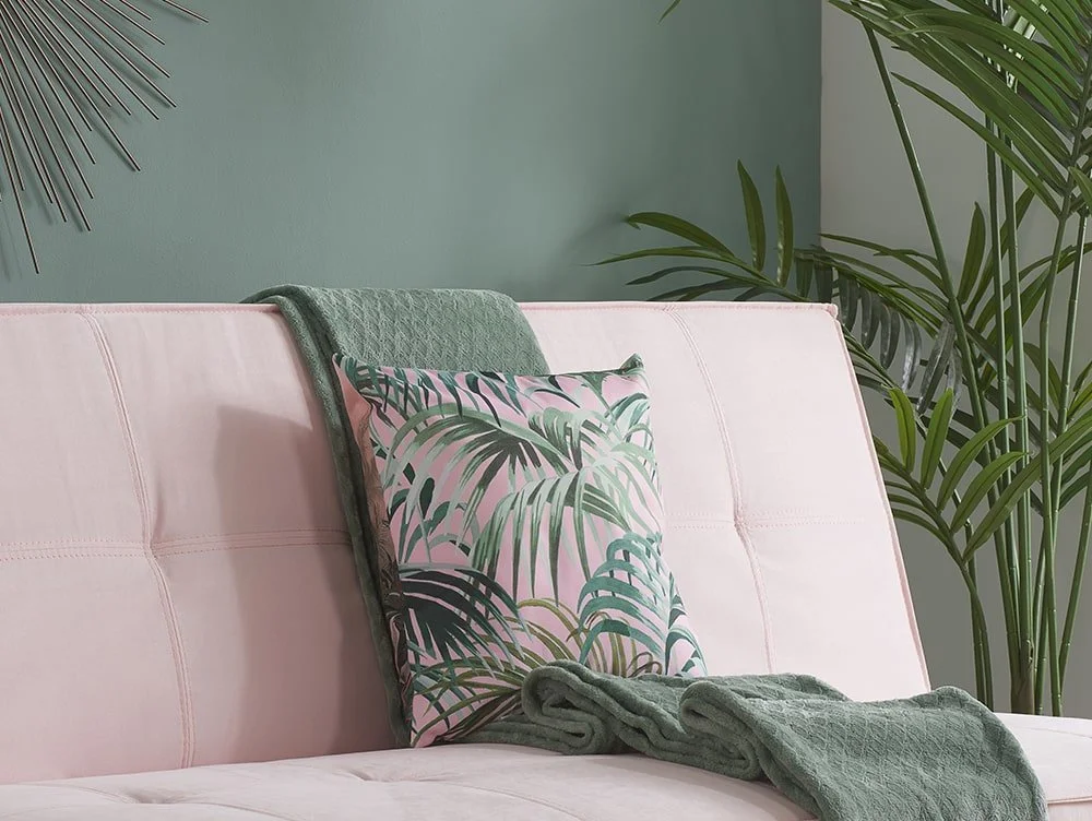Birlea Birlea Aurora Pink Velvet Sofa Bed