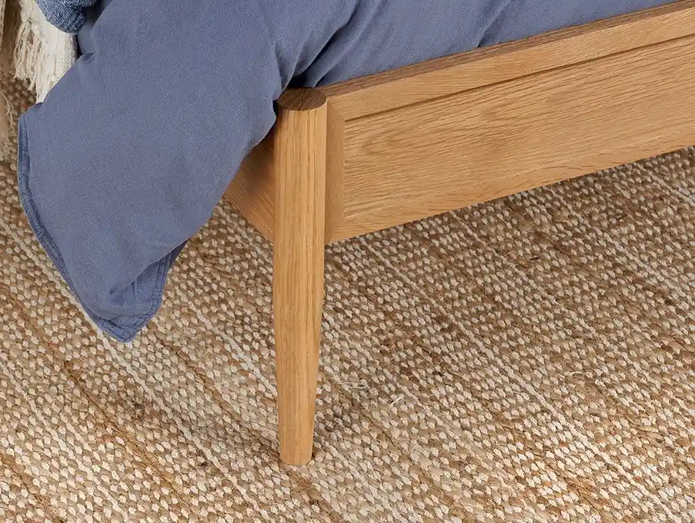 Birlea Birlea Elina Rattan Oak Wooden Bed Frame
