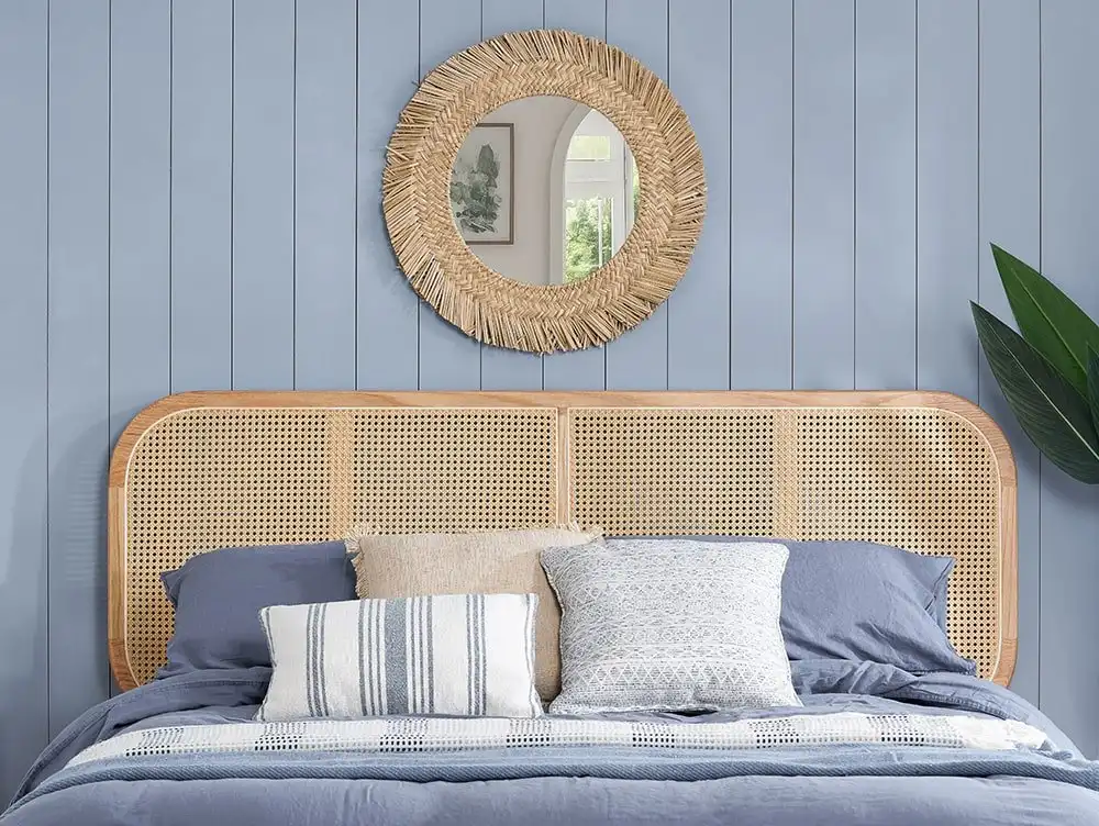 Birlea Birlea Elina Rattan Oak Wooden Bed Frame