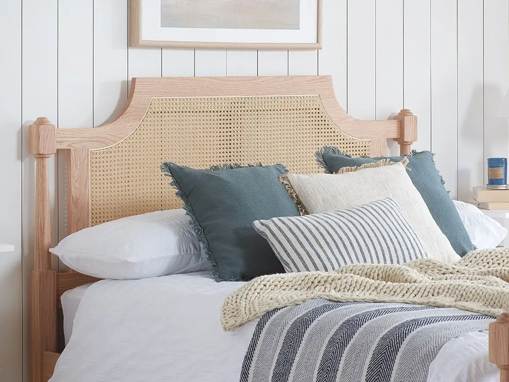 Birlea Birlea Geneva Rattan Oak Wooden Bed Frame