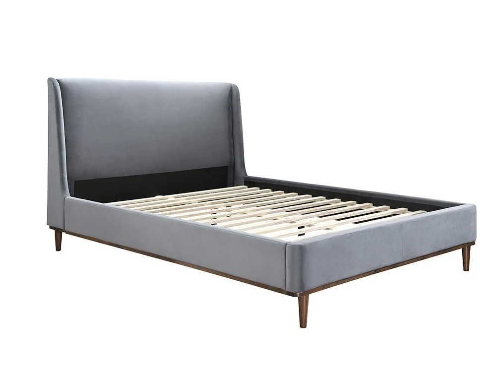 Birlea Birlea Lincoln Grey Velvet Bed Frame