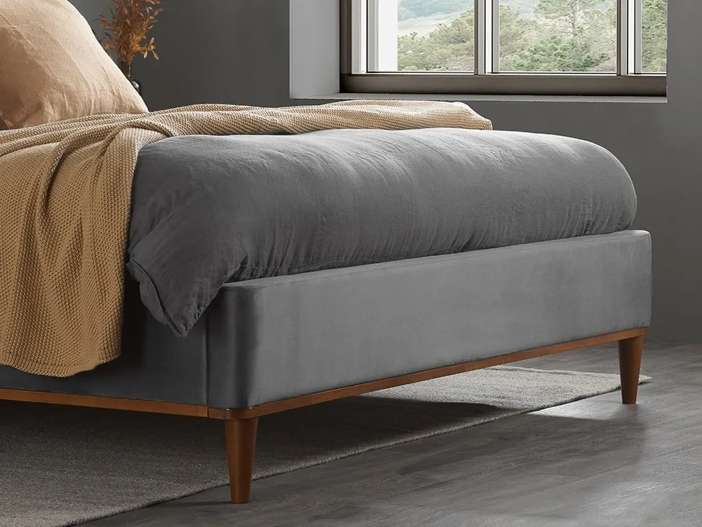 Birlea Birlea Lincoln Grey Velvet Bed Frame