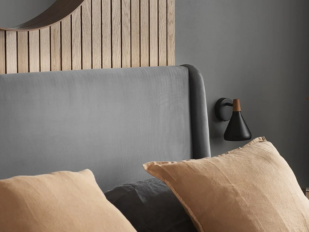 Birlea Birlea Lincoln Grey Velvet Bed Frame
