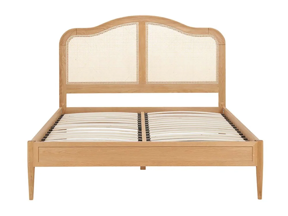Birlea Birlea Leonie Rattan Oak Wooden Bed Frame