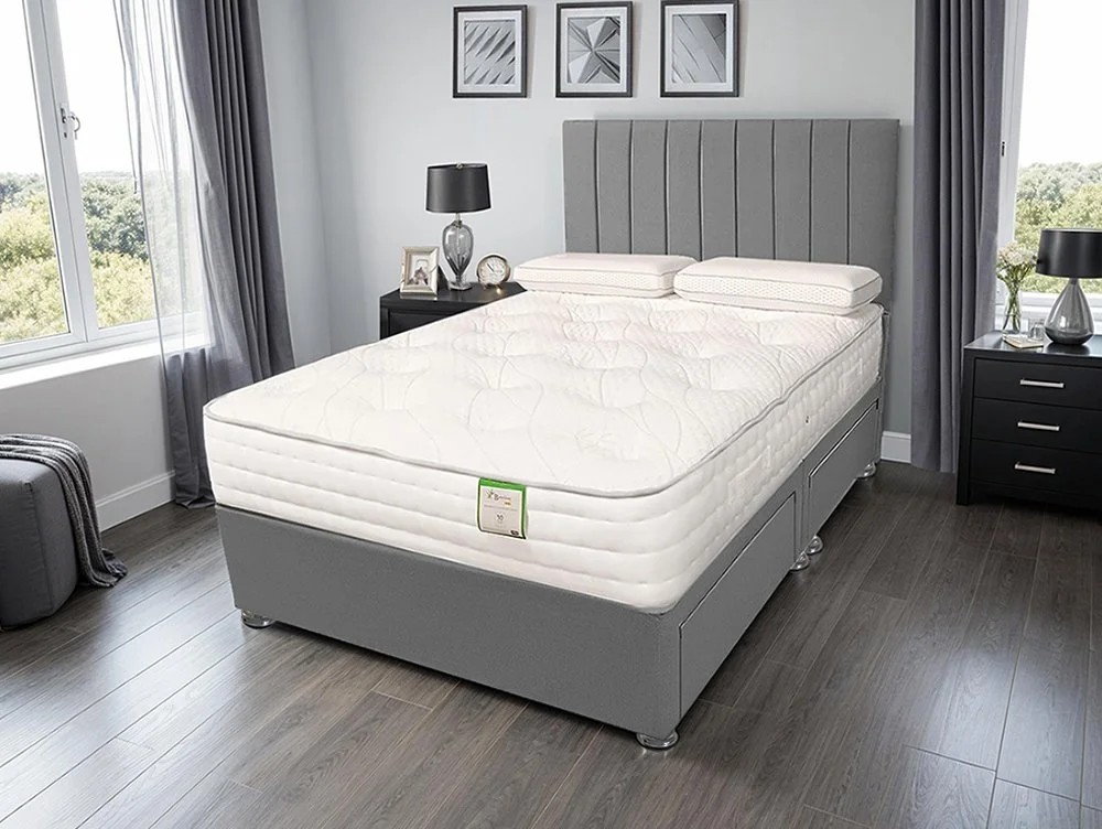 ASC ASC Bamboo Memory Comfort Pocket 1000 Lunar Divan Bed