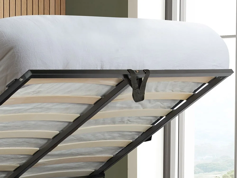 Birlea Birlea Halfden White Fabric Ottoman Bed Frame