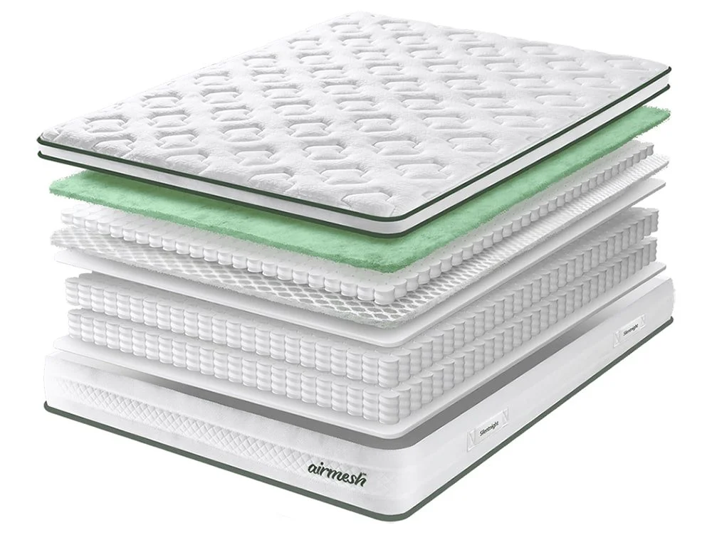 Silentnight Silentnight Eco Comfort Airmesh Mirapocket 3000 Pillowtop Mattress