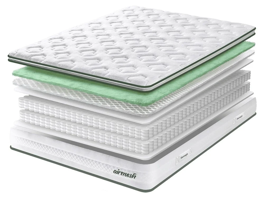Silentnight Silentnight Eco Comfort Airmesh Mirapocket 2000 Pillowtop Mattress