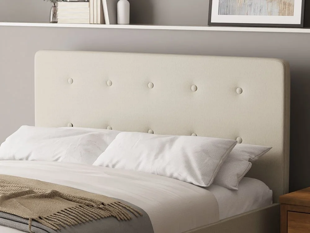 GFW GFW Ashbourne Natural Fabric Ottoman Bed Frame