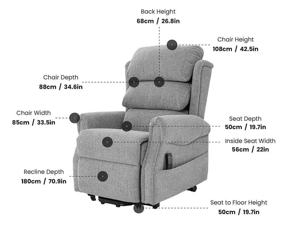GFA GFA Andover Dual Motor Riser Recliner Chair