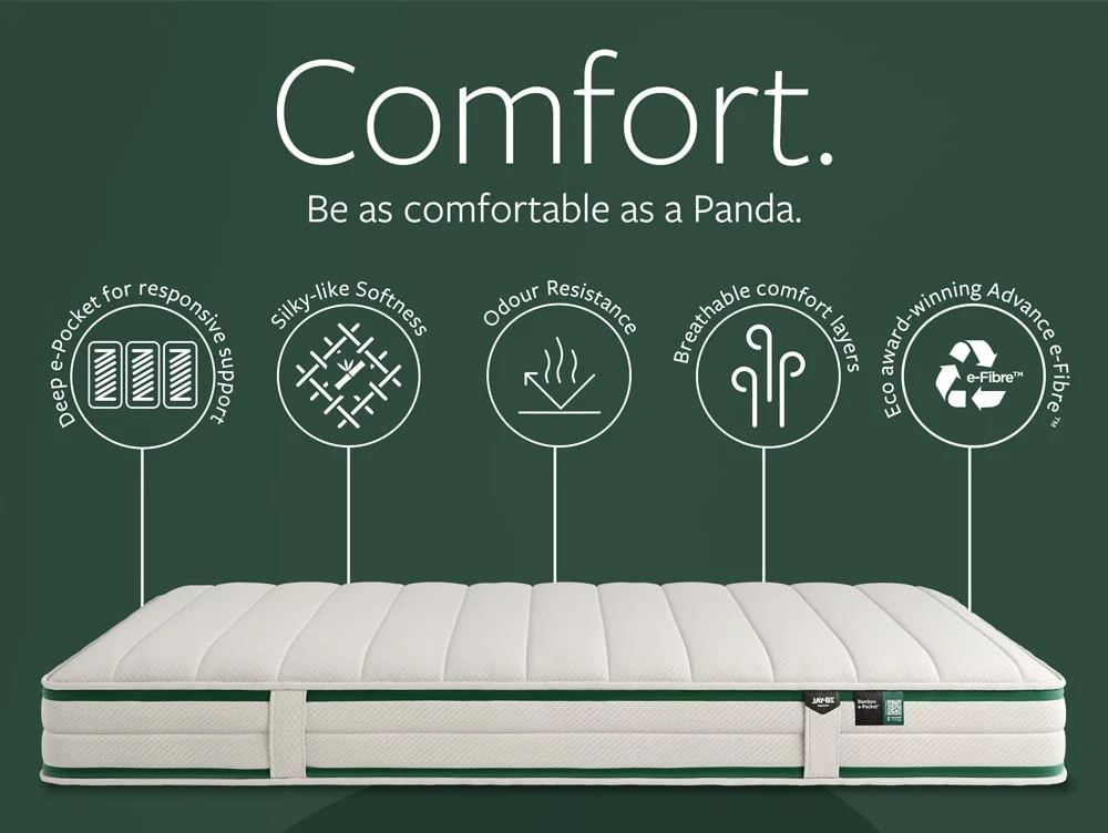 Jay-Be Jay-Be Natural Fresh Bamboo e-Pocket Children's Mattress in a Box