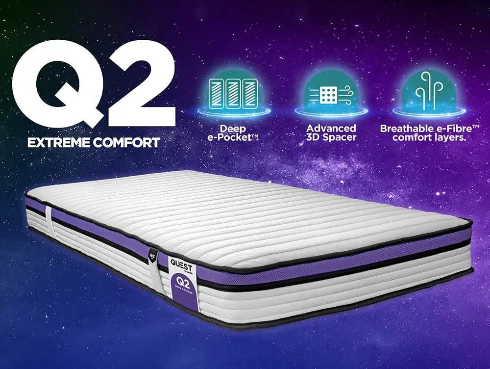 Jay-Be Jay-Be QUEST Q2 e-Pocket Eco-Friendly Children's Mattress in a Box