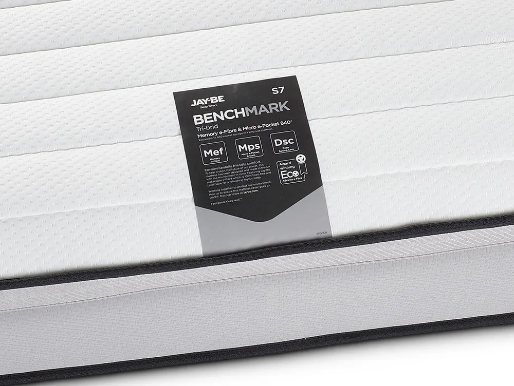 Jay-Be Jay-Be Benchmark S7 Tri-brid Eco-Friendly Mattress in a Box