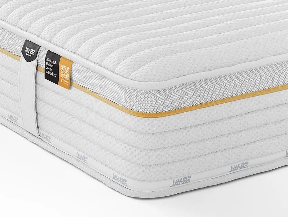 Jay-Be Jay-Be Bio Fresh Hybrid 2000 e-Pocket Eco-Friendly Mattress in a Box